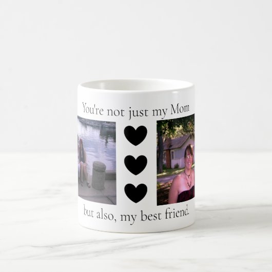 Foto moeder en dochter koffiemok (Center)