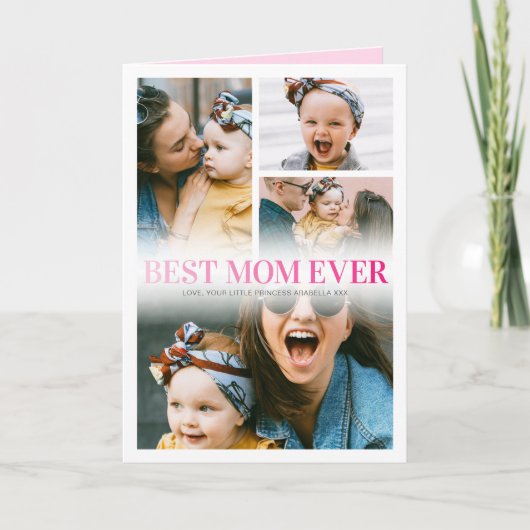 Foto Moederdag Kaart (Voorkant)