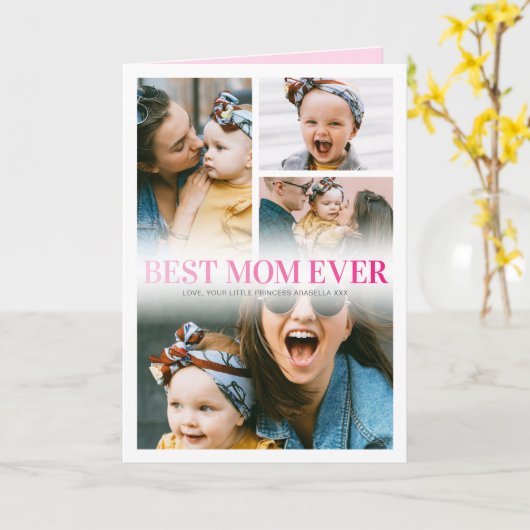 Foto Moederdag Kaart (Gele Bloem)