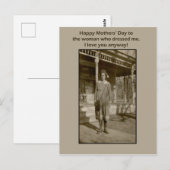  foto Moederdag Kaart (Voorkant / Achterkant)