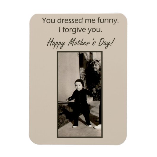 foto Moederdag Kaart Magneet (Verticaal)