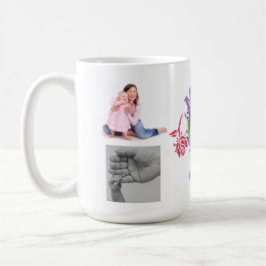  foto Moederdag Klassieke Mok (Links)