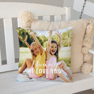 Foto Moederdag - Mummy We Love You Kussen