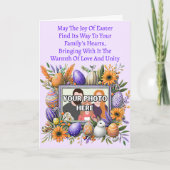 Foto, moge de vreugde van Pasen zijn weg vinden na Kaart (Voorkant)