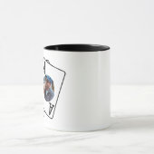 Foto-Mok met drie Aces: Vaderdag Cadeauidee Mok (Midden)