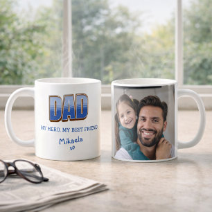 Foto mok voor papa held beste vriend