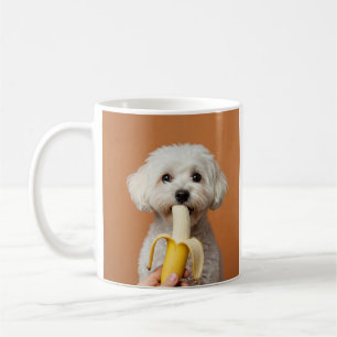 Foto mokken Hond Banaan