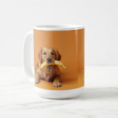 Foto mokken Hond Banaan (Voorkant links)