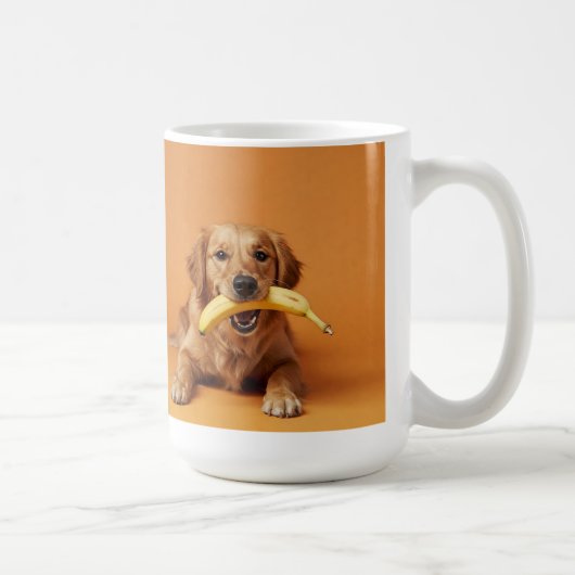 Foto mokken Hond Banaan (Rechts)