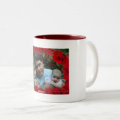 foto moldura tweekleurige koffiemok (Voorkant rechts)