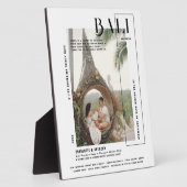 Foto-momentopname | Modern Print Travel Keepsake Fotoplaat (Zijkant)