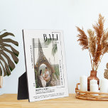Foto-momentopname | Modern Print Travel Keepsake Fotoplaat<br><div class="desc">Leg uw onvergetelijke momenten vast met onze Modern Print Travel Keepsake, ontworpen om gekoesterde herinneringen aan uw avonturen weer te geven. Perfect voor het herdenken van een romantisch uitje, een huwelijksreis of een familievakantie, dit slanke foto-snapshot-lijst voegt een eigentijdse touch toe aan elke kamer. Met een minimalistisch zwart-wit ontwerp, toont...</div>