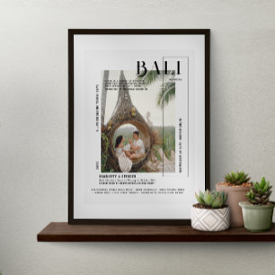 Foto-momentopname   Modern reis-souvenir Poster