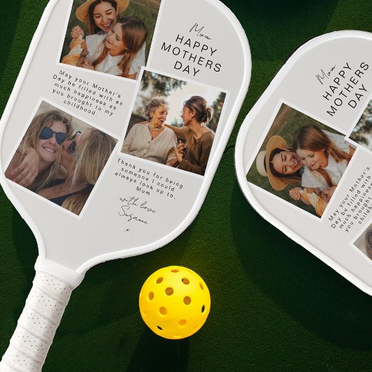 Foto-momentopname Moederdag Pickleball Paddle