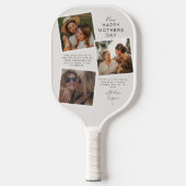 Foto-momentopname Moederdag Pickleball Paddle (Voorkant)