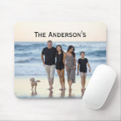 Foto Monogram aanpassen Afbeelding personaliseren Muismat (Met muis)