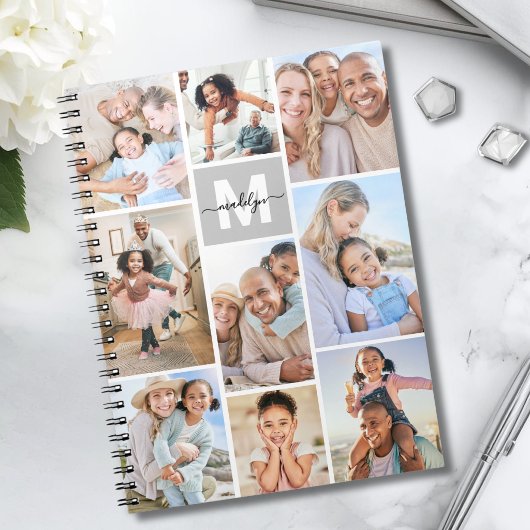 Foto Monogram Afbeelding Notitieboek