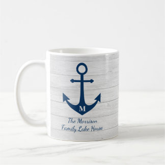 Foto Monogram Beach House Anchor Family Koffiemok
