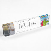 Foto Monogram Desk Name Bord Naambordje