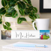 Foto Monogram Desk Name Bord Naambordje