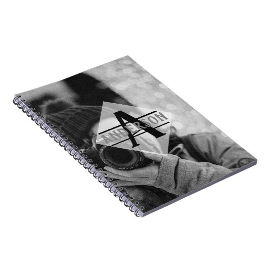  FOTO-Monogram - Geldt voor moderne Notitieboek (Rechterzijde)