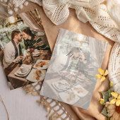 Foto Monogram Huwelijk Menu