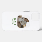 Foto Monogram iPhone Case toevoegen (Achterkant (horizontaal))