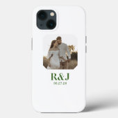 Foto Monogram iPhone Case toevoegen (Achterkant)