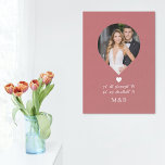 Foto: Monogram Romantic Heart Coodinates Modern Imitatie Canvas Print<br><div class="desc">Foto Monogram Romantic Heart Coodinates Modern Faux Canvas Print Art biedt je favoriete foto met je monogram en aangepaste coördinaten van lengte en breedte die speciaal voor je zijn in moderne scripttypografie. Perfect geschenk voor bruiloften,  verjaardag,  Kerstmis,  Valentijnsdag,  jubileum en nog veel meer. Ontworpen door ©Evco Studio www.zazzle.com/store/evcostudio</div>