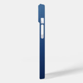 Foto Monogram Romantische Hart Coördinaten Modern Case-Mate iPhone Case (Achterkant / Links)