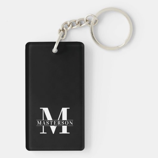 Foto Monogram Sleutelhanger (achterkant)