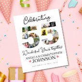 foto montage 55e bruiloft Jubileum Poster