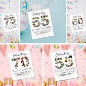 foto montage 55e bruiloft Jubileum Poster