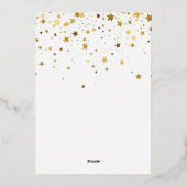 foto Montage Verjaardagsfeest 100 jaar oud Folie Uitnodiging (Achterkant)