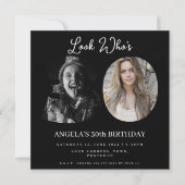 foto Montage Verjaardagsfeest 30 jaar oud Kaart (Voorkant)
