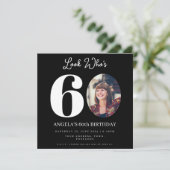 foto Montage Verjaardagsfeest 60 jaar oud Kaart (Staand voorkant)
