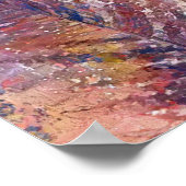 foto , mooi blad in natuur deze herfst poster (Hoek)