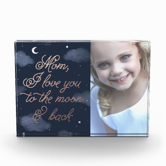 Foto Moon & Back Moederdag Print (Voorkant)