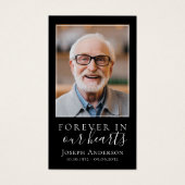 Foto Mountains Memorial Prayer Kaart (Voorkant)