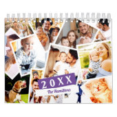 Foto Mozaïek Mix Collage Familie 2025 Kalender (Hoes)