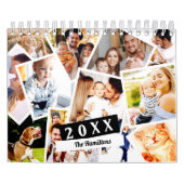 Foto Mozaïek Mix Collage Familie 2025 Kalender (Hoes)