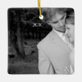 Foto Musical Red & Green Birds  Chandelier Keramisch Ornament (Voorkant)