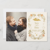 Foto  Mystieke Botanische Bruiloft Save The Date (Voorkant)