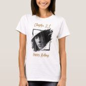 Foto naam 21e verjaardag t-shirt (Voorkant)