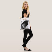 Foto naam 21ste verjaardag tote bag (Op model)