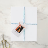 foto naam datum stel bruiloft ro voor altijd samen cadeaulabel (Met Touw)