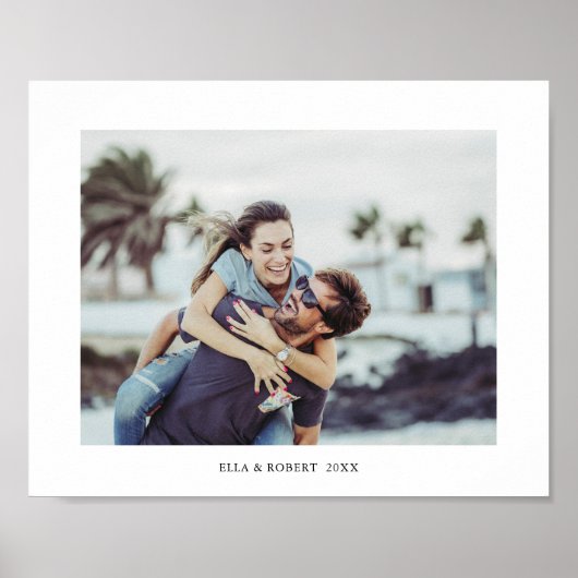 Foto, naam en datum poster (Voorkant)