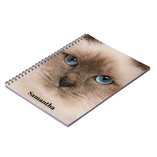 Foto naam kat notitieboek (Linkerzijde)