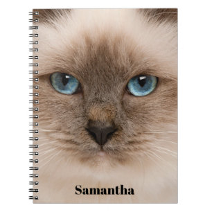 Foto naam kat notitieboek