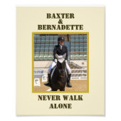 Foto Naam Paard Eigenaar Lover Afdruk (Voorkant)